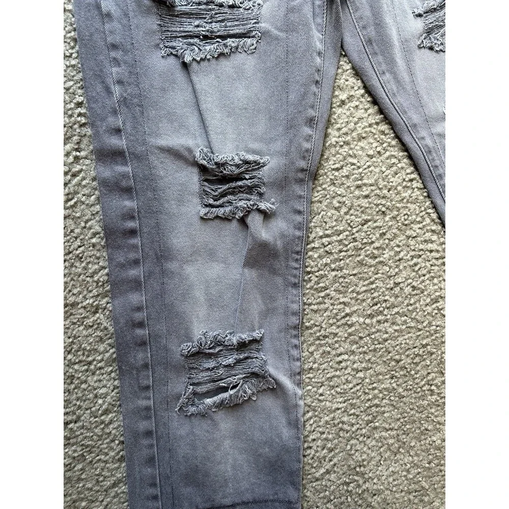 Akademiks Jeanius Mens Jeans Size w-32 L-30 Ripped Style Pants - Picture 2 of 8